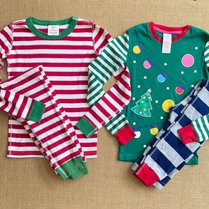 EUC Mix and Match holiday pajamas-Hanna Andersson and Mini Boden